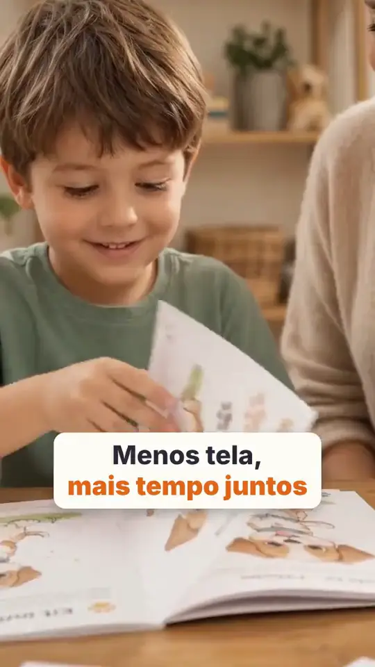 Mãe e filho com o Kit Colorir e Brincar
